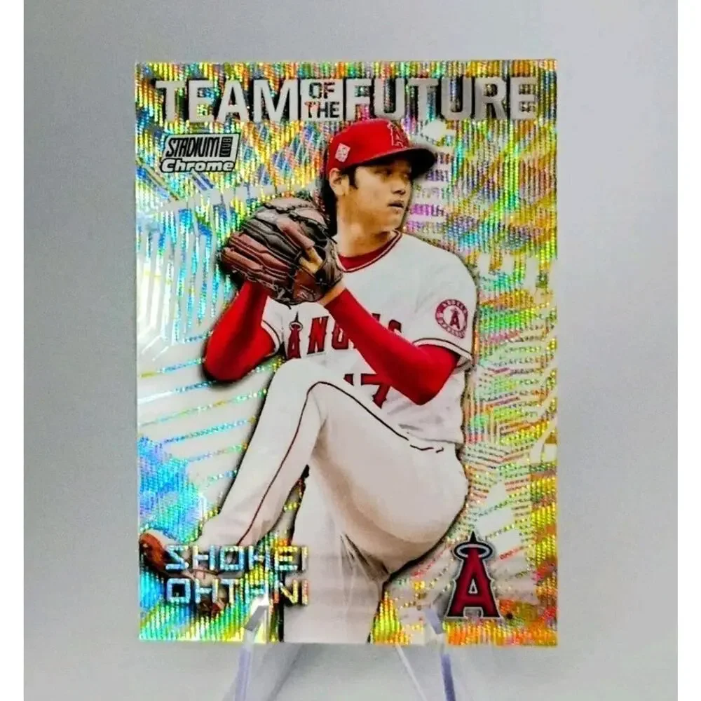 Shohei Ohtani #TOF-17 Stadium Club Team Of The Future REFRACTOR 2023